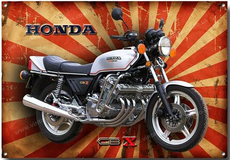 HONDA CBX 1000 MOTORCYCLE METAL SIGN,CLASSIC JAPANESE ...