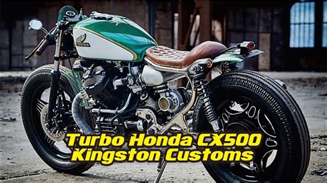 Honda CX500 Turbo Cafe Racer From Kingston Customs   YouTube