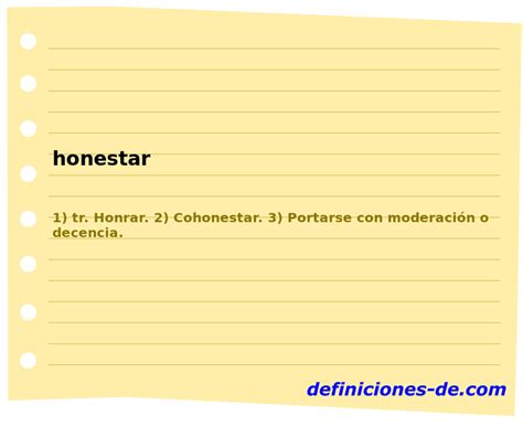 Honestar | Significado de honestar