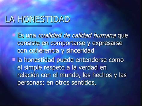 Honestidad 11 6