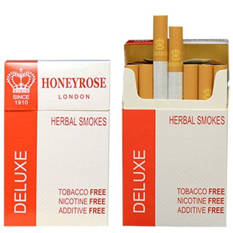 Honeyrose Herbal Cigarettes Deluxe 20s | Wicked Habits