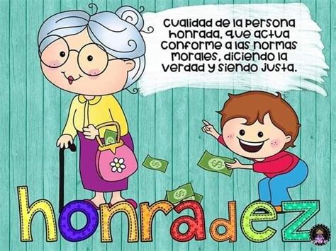 Honradez | Imagenes de los valores, Reglas de seguridad para niños ...