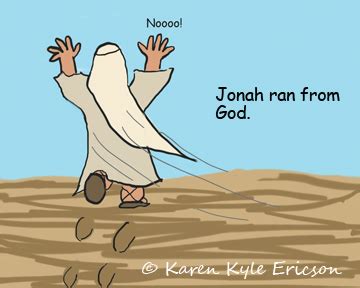 Hope Faith & Life: Running away   Jonah story 1