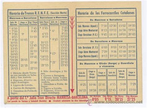 horario trenes *renfe  ferrocarriles catalanes   Comprar Billetes de ...