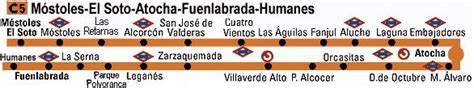 Horarios de Cercanias Renfe C5 en Humanes de Madrid