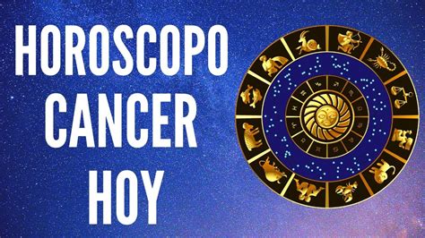 Horoscopo Cáncer Lunes 30 De Septiembre 2019    YouTube