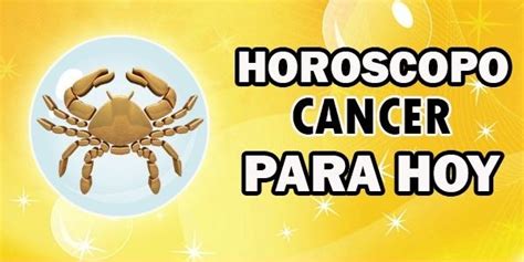 Horóscopo Cáncer para Hoy Sábado 28 de Noviembre 2020 ...