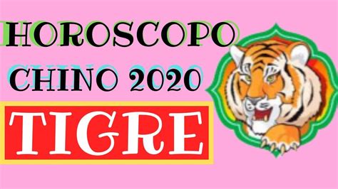 Horoscopo Chino 2020 Tigre   YouTube