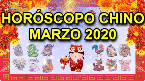 Horóscopo Chino Marzo 2020 | Predicciones de todos los ...