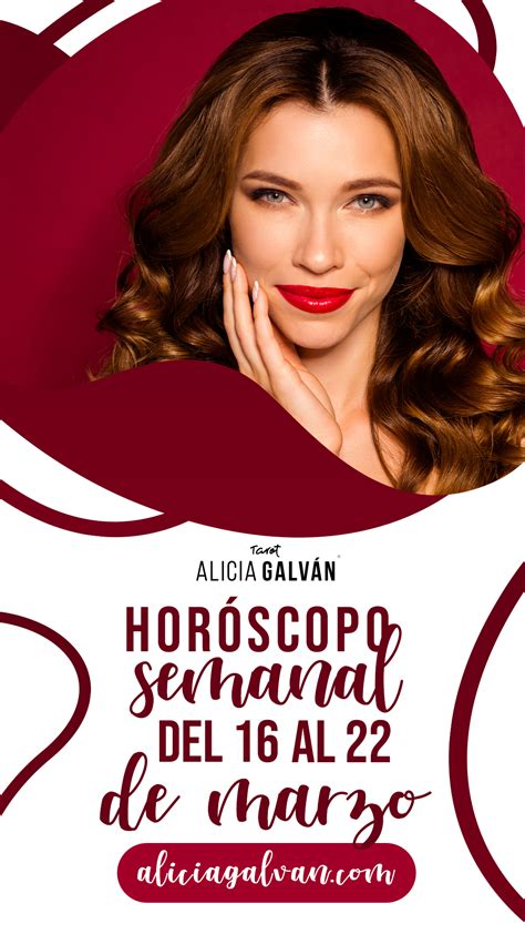 Horóscopo de la Semana   Alicia Galván en 2020 ...