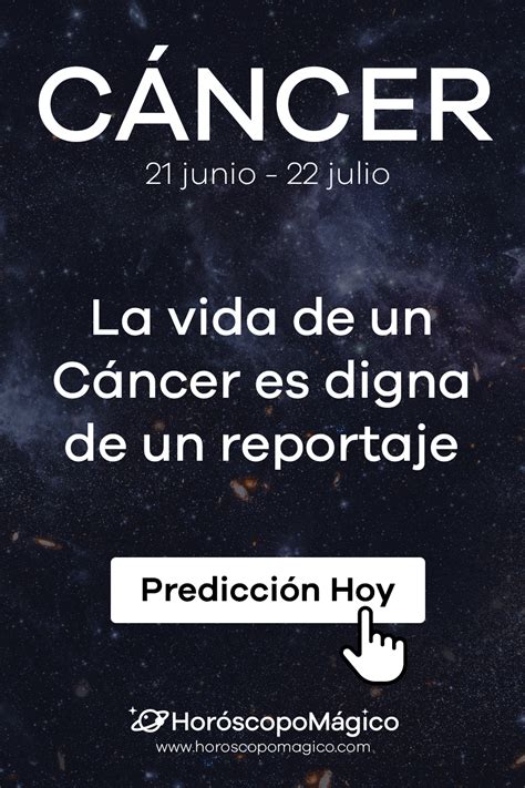Horóscopo diario Cáncer | Horoscopo cancer, Signos del zodiaco, El cancer