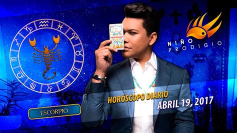 Horóscopo Diario de Escorpio   Abril 19, 2017   YouTube