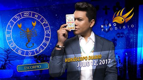 Horóscopo Diario de Escorpio   Julio 12, 2017   YouTube