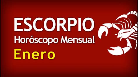 Horóscopo Escorpio Enero | Predicciones Escorpio | Tarot ...