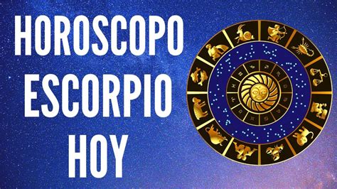 Horoscopo Escorpio Lunes 30 De Septiembre 2019    YouTube