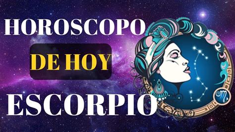 Horoscopo Escorpio Sabado 7 De Septiembre 2019    YouTube