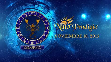Horóscopos Diario de Escorpio   Noviembre 18, 2015   YouTube