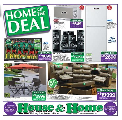 House & Home Catalogue Namibia Validity 17th June 1st July ...