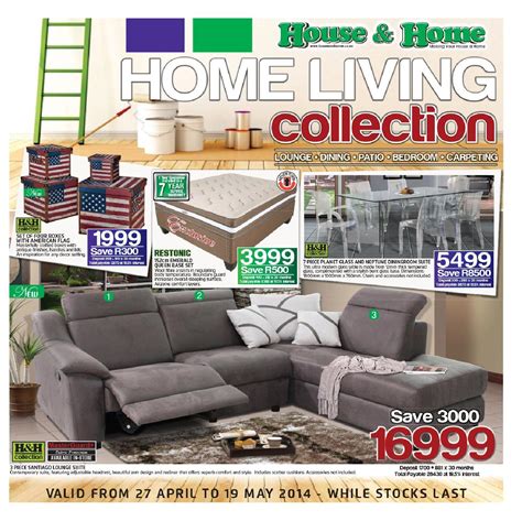 House & Home Furniture Catalogue RSA Validity 27th April ...
