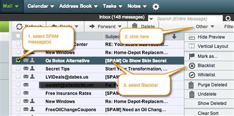 How Can I Blacklist / Block Spam Emails at Horde Webmail ...