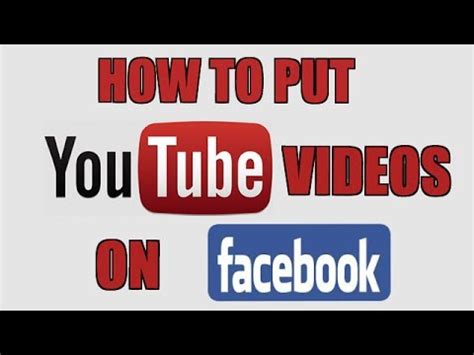 How Do You Put YouTube Videos On Facebook   YouTube