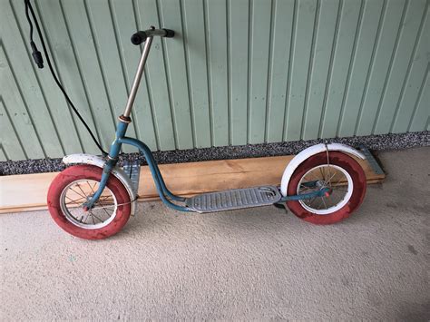 How much would you pay for this vintage kick scooter. Made ...