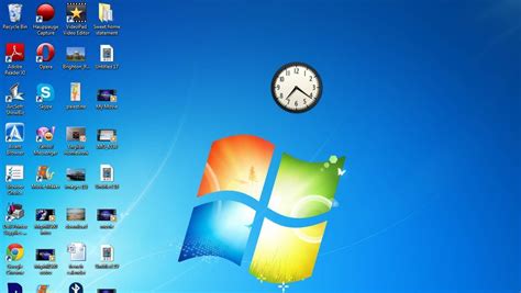 How To Add A Clock To Your Desktop On Your PC/Laptop HD ...