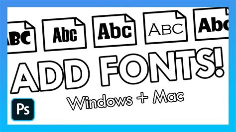 How to Add Fonts in Photoshop | Adobe Tutorial   YouTube