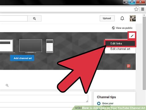 How to Add Links on Your YouTube Channel Art: 12 Steps