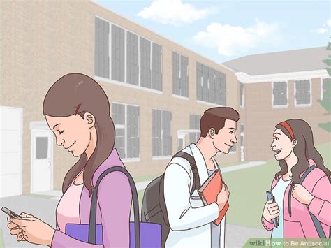 How to Be Antisocial  with Pictures    wikiHow