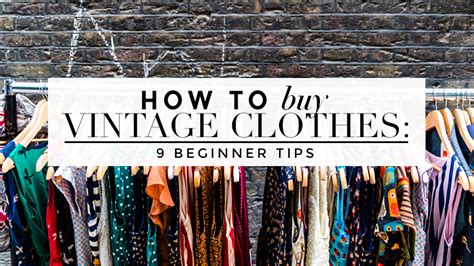 How To Buy Vintage Clothing: A Complete Guide for Newbies ...