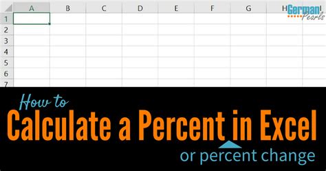 How to Calculate a Percent in Excel   German Pearls