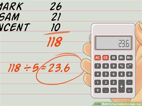 How to Calculate Average Age: 9 Steps  with Pictures ...