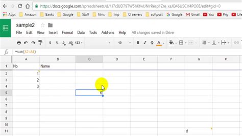 How to calculate average in Google Spreadsheet   YouTube