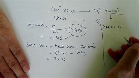 how to calculate discount percentage..   YouTube