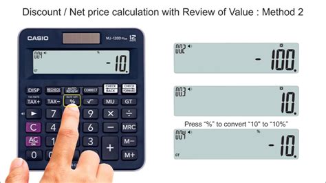 How to calculate Discount price or Net Price on Casio ...
