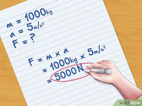 How to Calculate Force: 6 Steps  with Pictures    wikiHow