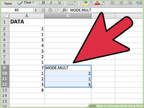 How to Calculate Mode Using Excel: 10 Steps with Pictures