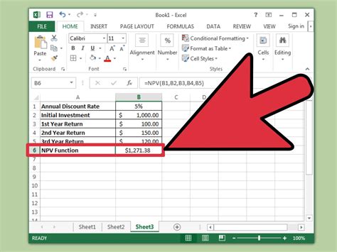 How to Calculate NPV in Excel: 9 Steps  with Pictures ...
