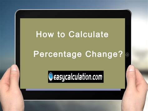 How to Calculate Percentage Change   Easycalculation