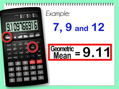 How to Calculate the Geometric Mean  with Calculator ...