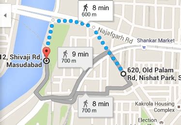 How to Calculate Walking Distances using Google Maps