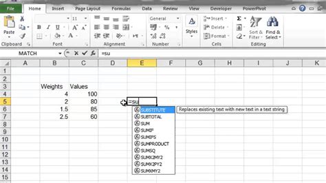How To calculate Weighted Averages in Excel   YouTube
