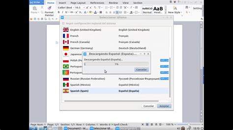 How to change language in WPS kingsoft Office | Cómo ...