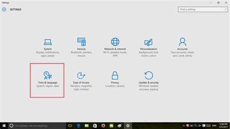 How to change the language in Windows 10   UniServices ...