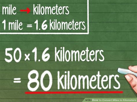 How to Convert Miles to Kilometers: 9 Steps  with Pictures