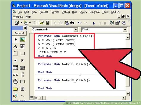 How to Create a Simple Calculator in Visual Basic 6.0: 15 ...