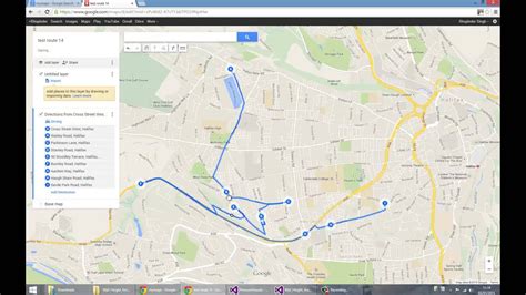 How to Create Driving Test Routes using My Maps: Halifax ...