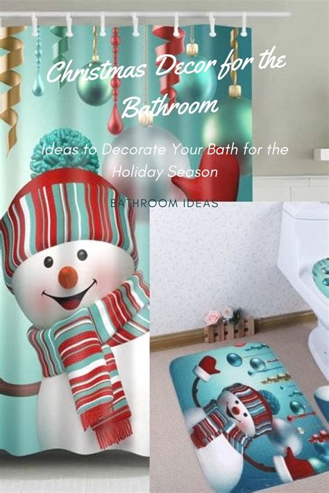 How to Decorate a Bathroom for Christmas Season