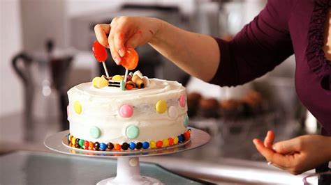 How to Decorate a Cake with Candy | Cake Decorating   YouTube
